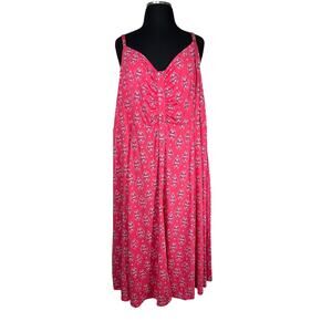 Torrid Midi Super Soft Button-Front Knit Dress Sleeveless Sz 4 /4X Casual Summer